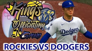 🔴LIVE - MLB - 1ST GAME OF SERIES - ROCKIES VS DODGERS