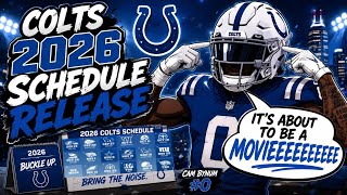 Colts 2026 Schedule Is TOUGH  Full Reaction & Predictions