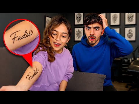 LA SEGUIDORA DE FEDE VIGEVANI SE TATUÓ SU NOMBRE 😨😨 * ¡Video épico!