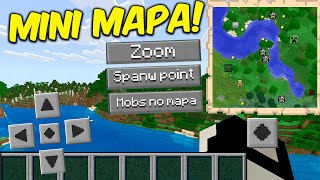 SAIU! MOD DE MINI MAPA PARA MINECRAFT PE 1.21 - mod de mapa para minecraft pe 1.21