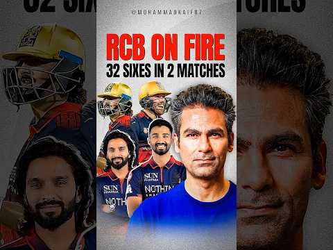 32 Sixes in 2 Matches, RCB's Domination!