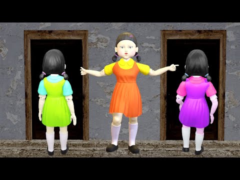 Squid Game Doll Sisters Found Secret Doors in Granny House