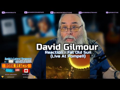 David Gilmour Reaction - Fat Old Sun (Live At Pompeii) - First Time Hearing - Requested