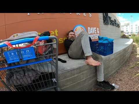 Checking on a Homeless Buddy ... Everybody is Worried about Chris, except Chris