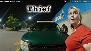 Wildest Walmart Shoplifter!! Confronted & Busted!! Shocking Police Bodycam!!