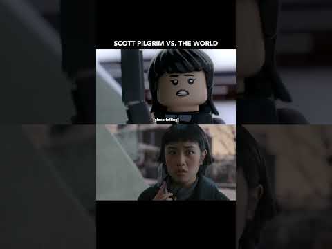 Scott Pilgrim in LEGO | "He just Left" #lego #scottpilgrimvstheworld #animation #blender