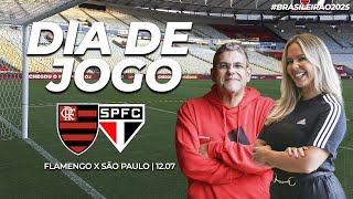 🔴 AO VIVO: FLAMENGO X SÃO PAULO | PRÉ-JOGO + NARRAÇÃO | BRASILEIRÃO (12/07/25)