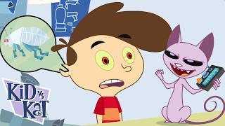 Crazy Mind Control Fleas Attack! | Kid vs. Kat - WildBrain | Movies for Kids