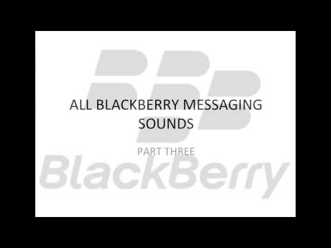 All Blackberry messaging alerts
