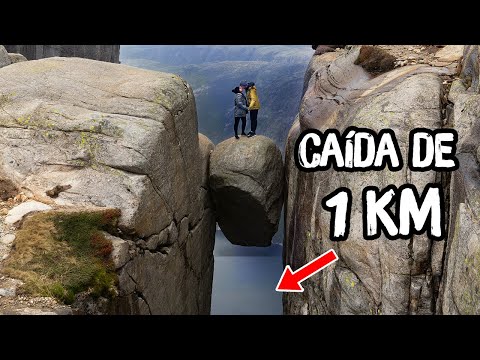SUBÍ A LA ROCA MÁS PELIGROSA DEL MUNDO - Noruega | Katy Travels