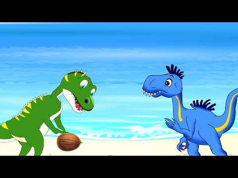 Dinosaurs Play Volleyball. But When Playing Volleyball, It Goes Wrong