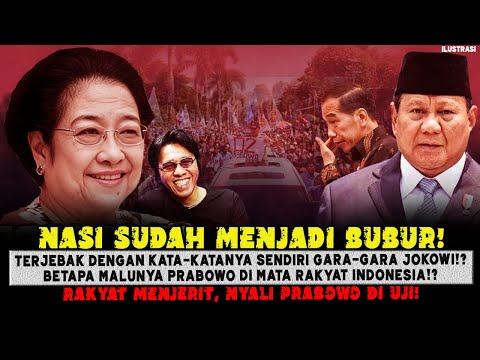 PRABOWO TERJEBAK DGN KATA²NYA SENDIRI GARA² JOKOWI💥❓BETAPA MALUNYA PRABOWO DIMATA RAKYAT INDONESIA😱❓