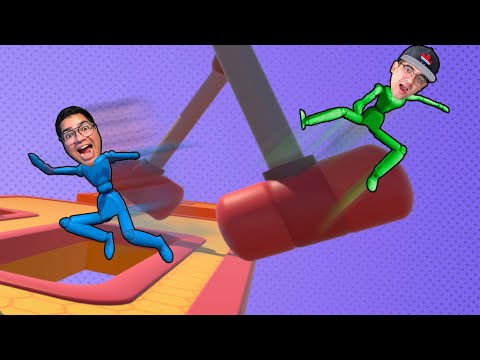 CORRIDA DOS BONECOS DE MADEIRA CHEIA DE TROLLAGENS!!!