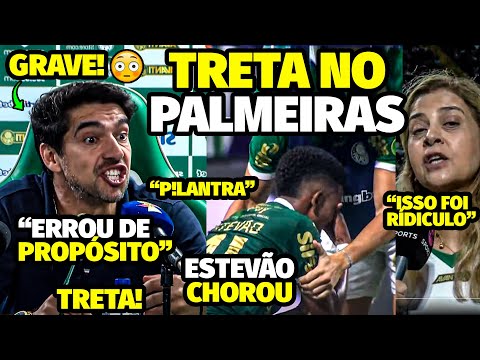 A AMEAÇA AGRESSlVA DE ABEL FERREIRA APÓS ERRO E O MOTIVO BlZARR0 DO CHORO DE ESTEVÃO APÓS VEXAME