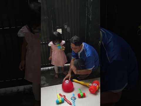 Hai iyai iyai Yusho bersama Papah membuat semua senjata terpental😱💪😎 #shortvideo #meletuskanbalonair