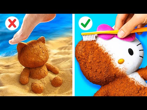 NUOVA SFIDA EPICA DI PULIZIA 123 GO! 🧼 Chi pulisce più veloce e in modo più cool?