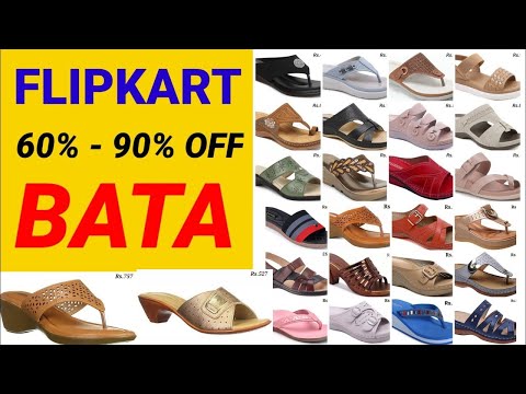 FLIPKART BATA 60%90 OFF LADIES FOOTWEAR OF SANDAL CHAPPAL SHOES DESIGN BEST SALE