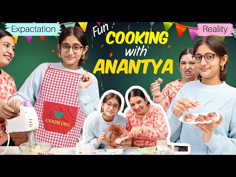 FUN COOKING with ANANTYA -  Expectation vs Reality | Trying Instagram Viral Recipe | CookWithNisha