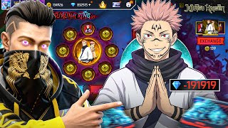 King Of Curses Ryomen Sukuna Bundle In Free Fire! 