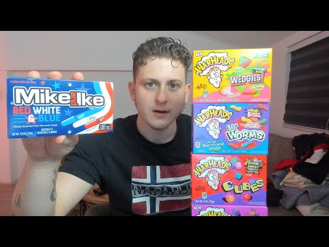 ASMR Eating American Candy