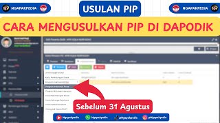 CARA MENGUSULKAN PIP OLEH SEKOLAH | Panduan Lengkap dari Awal Sampai Berhasil ✅