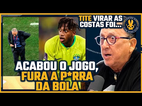 GALVÃO Bueno SINCERO sobre eliminação do BRASIL