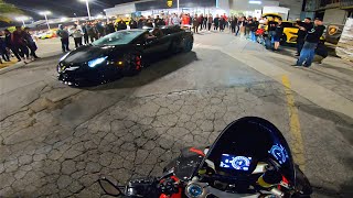 Taking My Panigale V4R To A Lamborghini Meet