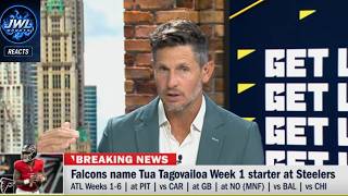 Atlanta Falcons Will Officially START Tua 🚨🚨🚨 GET UP REACTS | NFL