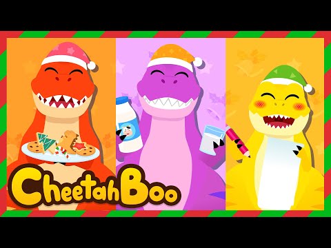 Happy Holidays with T-Rex🎄| Winter Songs | Dinosaurs for Kids | Kids song | #Cheetahboo