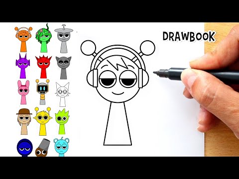 Drawing ALL INCREDIBOX SPRUNKI Characters | Fun Beats, Effects, Melodies & Vocals!