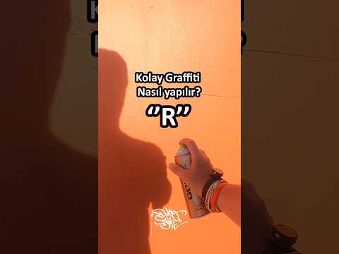 Kolay Graffiti Nasıl Yapılır? "R" #graffiti #howto #spraypaint #dukstill