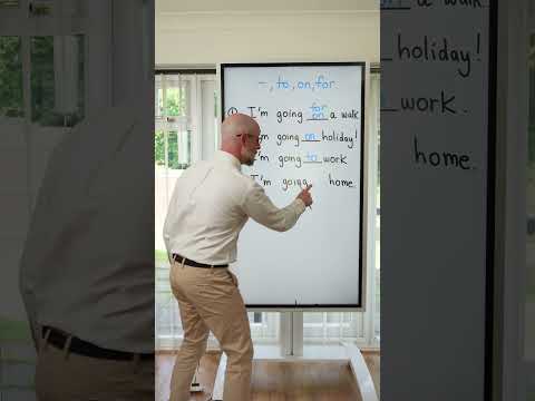 go + prepositions #learnenglish #grammar