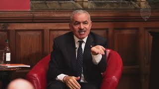 Economist and former Prime Minister of Palestine Mohammed Shtayyeh Q&A at the Oxford Union