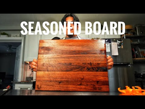 Cutting boards need seasoning? (how to)