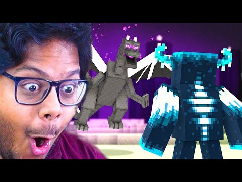 I Found the EPIC WARDEN Vs ENDER DRAGON Animation In Minecraft!!