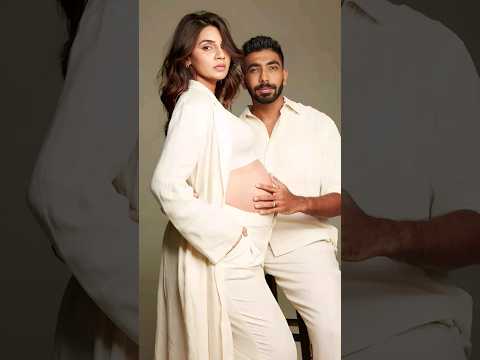 Jasprit Bumrah with his wife Sanjana Ganesan 😍 #shorts #bumrah #wife #jaspritbumrah #sanjanaganesan