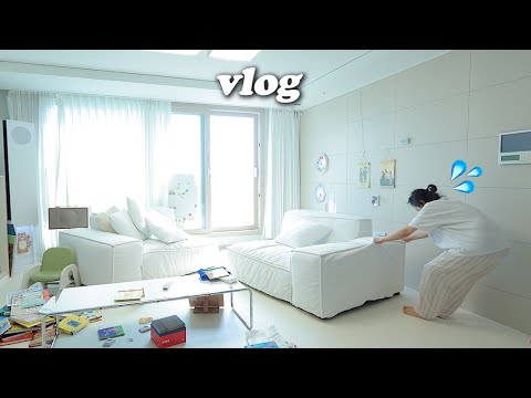 vlog 시험관 중단하고 집 뒤집어 엎는 사람의 브이로그😀