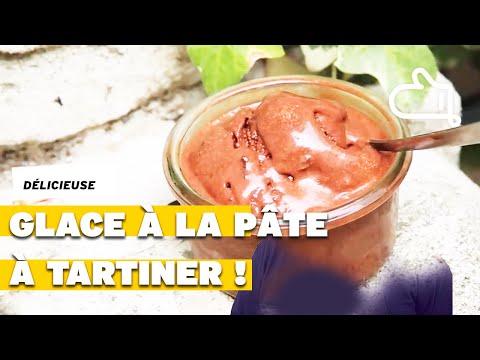 Glace à la pâte à tartiner !