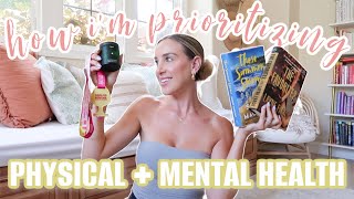 PHYSICAL + MENTAL SELF CARE IDEAS 🤍 taking care of myself on the inside & out!