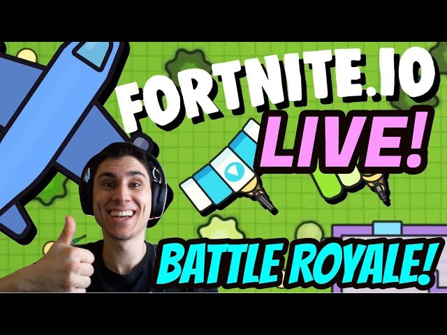 FORTNITE BATTLE ROYALE .io LIVE STREAM! | ZOMBSROYALE.io Live | The Frustrated Gamer | Fortnite Live