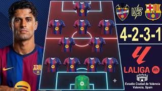⚽ LEVANTE VS BARCELONA 🔥 BARCELONA PREDICTED LINEUP WITH CANCELO 🔥 LA LIGA 26/27 JORNADA 5