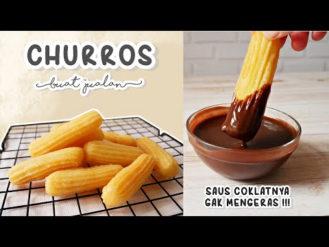 RESEP CHURROS UNTUK IDE JUALAN - RENYAH DI LUAR LEMBUT DI DALAM !!