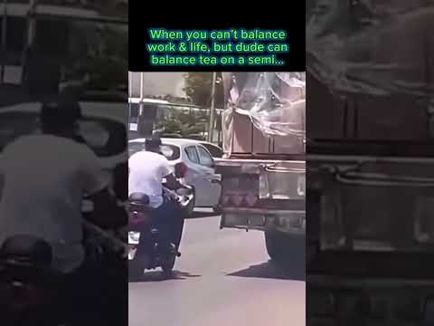 when truck-tea balance beats work-life balance... #funny #memes #yobgs