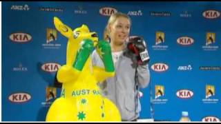Caroline Wozniacki Funny Fight A Kangaroo