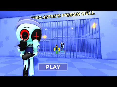 TWISTED ASTRO'S PRISON RUN Obby New Update Roblox - All Bosses Battle FULL GAME #scaryobby #roblox