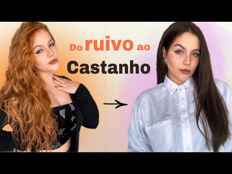 Do ruivo ao castanho - como fiz sozinha em casa