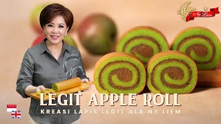 LEGIT & LEMBUT!Kreasi Legit Apple Roll, Bolu Gulung ala Ny  Liem