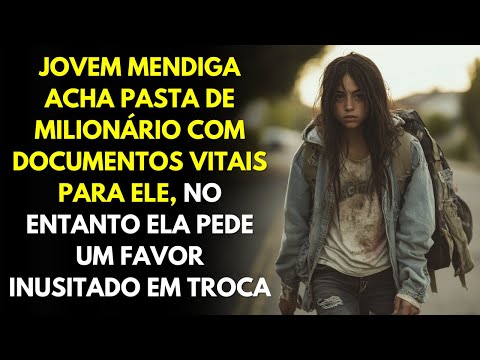 Jovem Mendiga Acha Pasta De Milionário Com Documentos Vitais Para Ele, No Entanto Ela Pede Um Favor