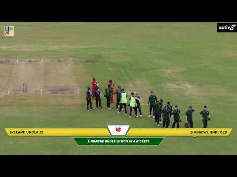 Zimbabwe U19 vs Ireland U19 - 1st YODI