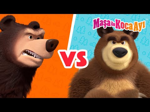 Maşa İle Koca Ayı 🐻 Koca Ayı vs Siyah Ayı 🆚🐻 Masha and the Bear Turkey